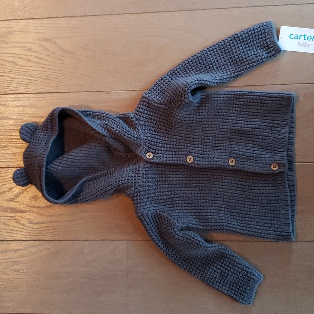 3/$18 - Navy Blue Cardigan 6 mos